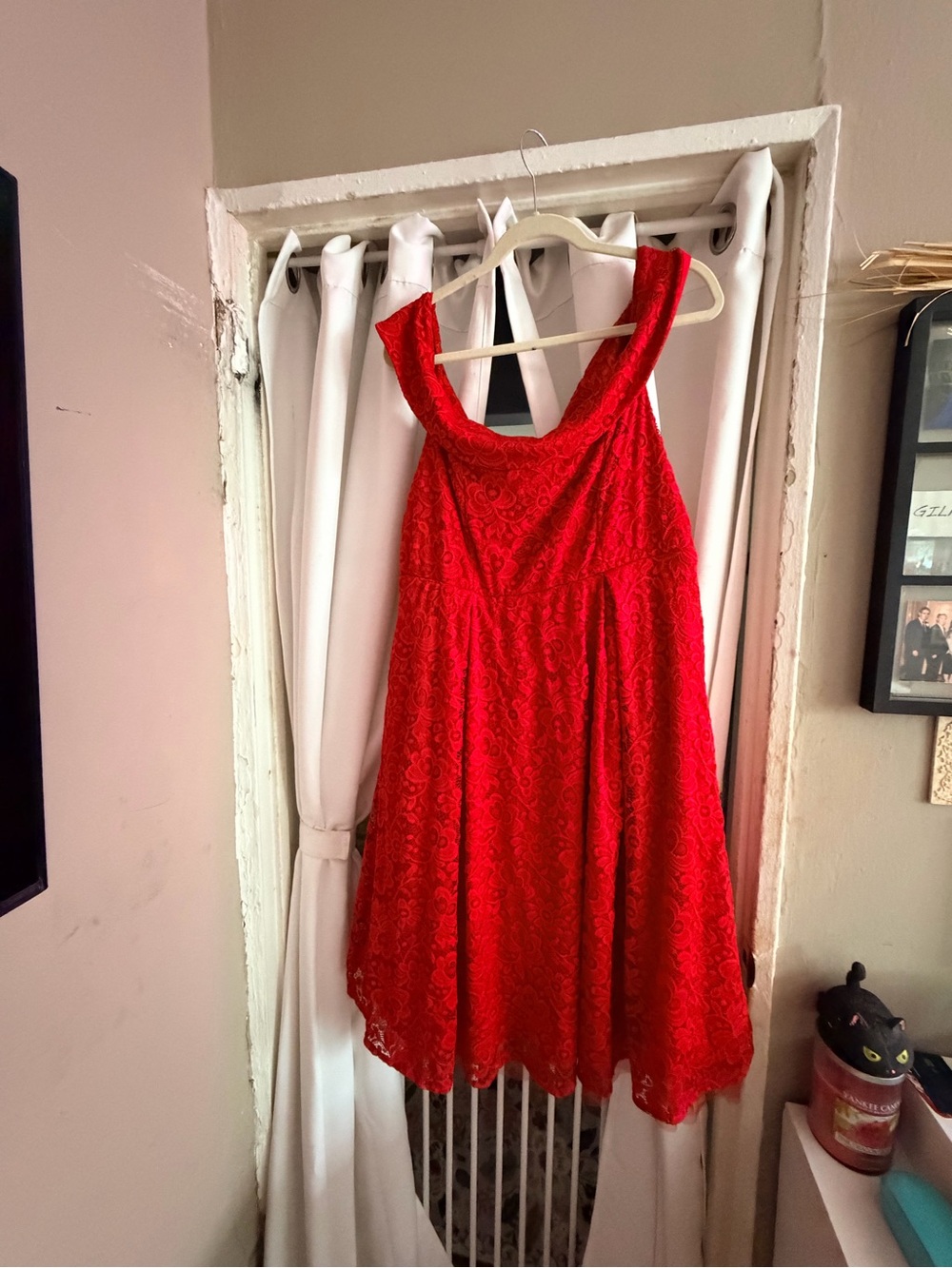 Torrid Red Lace Sleeveless Fit-and-Flare Dress. New no tag